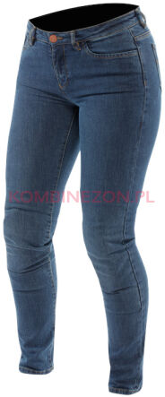 Spodnie motocyklowe DAINESE 5-POCKET DENIM SLIM PANTS PLUS WMN